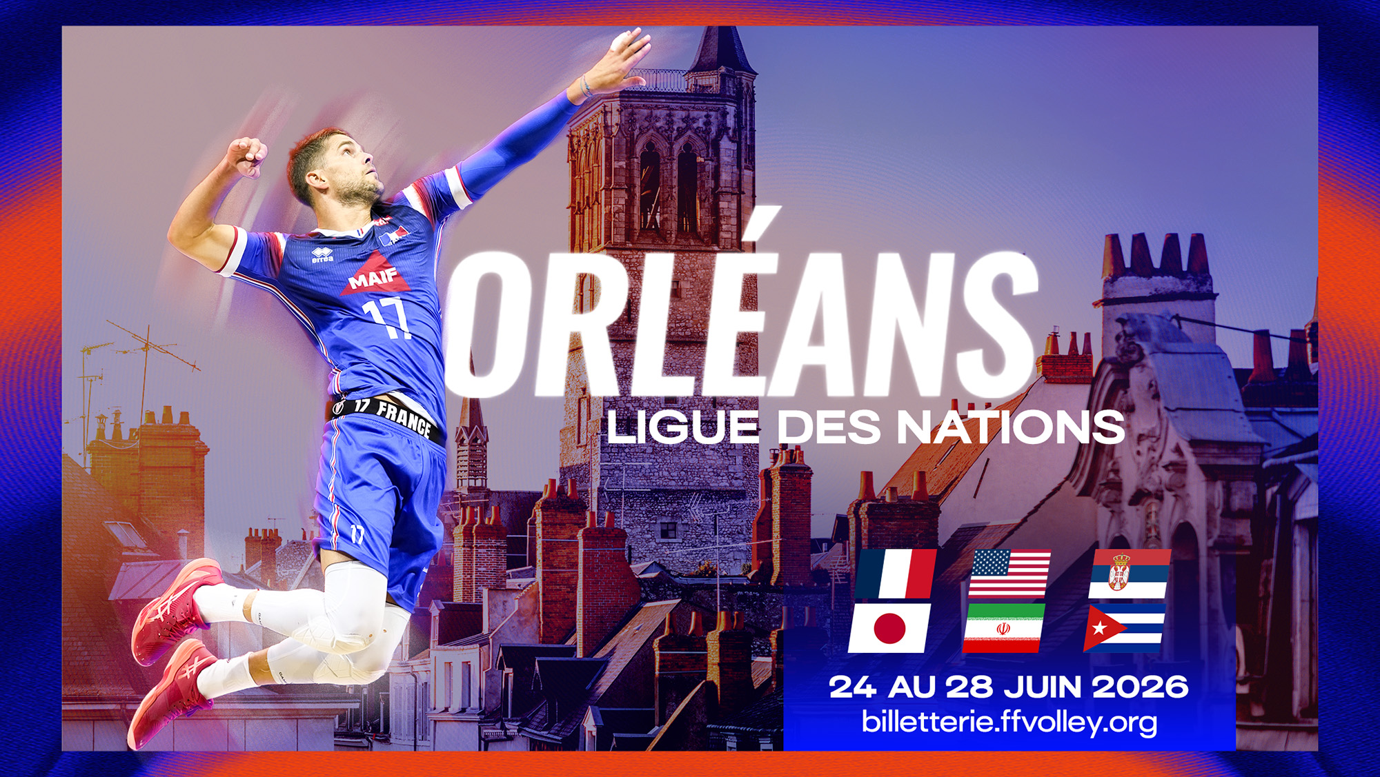 bannière ligue des nations volley